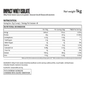 3 - Myprotein Impact Whey Isolate Powder,  2.2 lb  Chocolate Smooth - UK 