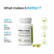 5 - EMPIRE 1900 Omega 3-Vegan,  60 veggie capsule(s) 