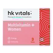 1 - HealthKart HK Vitals Multivitamin Plus Women,  3 tablet(s)  Unflavoured 