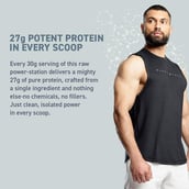 5 - MuscleBlaze Raw Whey Isolate,  1.1 lb  Unflavoured 