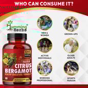 5 - Humming Herbs Citrus Bergamot,  120 capsules 