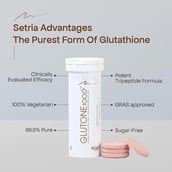 3 - Glutone 1000 Setria Glutathione Effervescent,  Unflavoured (Pack of 4)  15 tablet(s) 