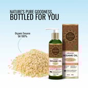 5 - Morpheme Remedies Organic Sesame Oil,  200 ml  for All Hair & Skin Types 