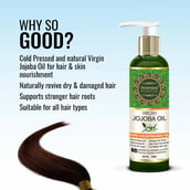 6 - Morpheme Remedies Virgin Jojoba Oil, 120 ml for All Hair Types