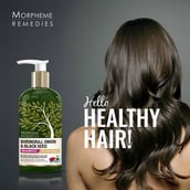 3 - Morpheme Remedies Bhringraj Onion & Black Seed Shampoo,  300 ml  with Red Onion Oil, Amla, Neem, Shikakai Extracts 