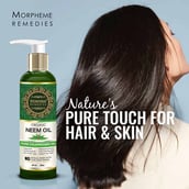 4 - Morpheme Remedies Organic Neem Oil,  200 ml  All Type Hair 