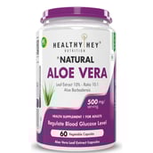 1 - HealthyHey Nutrition Natural Aloe Vera Extract, 60 veggie capsule(s)