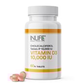 1 - INLIFE Vitamin D3 10000 IU, 60 chewable tablet(s) Unflavoured