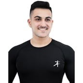 5 - Athflex Men's Full Sleeve Edge Compression T-Shirt,  Medium  Black 