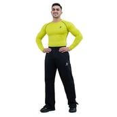 6 - Athflex Men's Full Sleeve Edge Compression T-Shirt,  Medium  Neon Yellow 