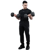 6 - Athflex Men's Half Sleeve Ace Compression T-Shirt,  Medium  Black 