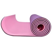 1 - Strauss TPE Eco Friendly Dual Layer Yoga Mat, Pink 6mm