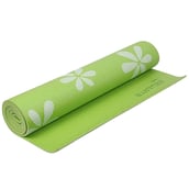 Strauss Floral Yoga Mat,  Green  6mm 