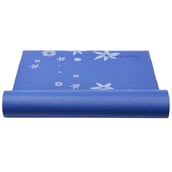 1 - Strauss Floral Yoga Mat,  Blue  6mm 