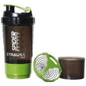 1 - Strauss Spider Shaker Bottle,  Green  500 ml 