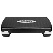 1 - Strauss Aerobic Stepper,  Black and Grey  Free Size 