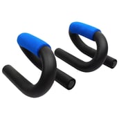 Strauss Power Push up Bar, Black and Blue Free Size