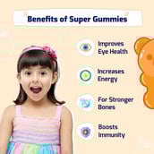 4 - Gritzo Super Gummies Multivitamin for Kids,  30 gummies  Orange