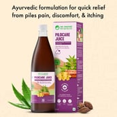 2 - Dr. Vaidya's Pilocare Juice,  100% Natural  950 ml 