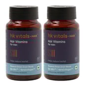 HealthKart HK Vitals Hair Vitamins for Men 60 Caps - Pack of 2