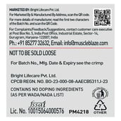 2 - MuscleBlaze Pre Workout WrathX,  0.037 lb  Cola Frost 