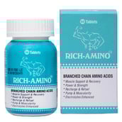 rich-amino - Rich Amino Branched Chain Amino Acids,  60 tablet(s)  Unflavoured 