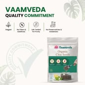 4 - Vaamveda Organic Chia Seeds,  135 g  Unflavoured 
