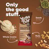 5 - Yogabar Multigrain Energy Bars,  10 bar(s)  Chocolate Chunk Nut (Pack of 2) 