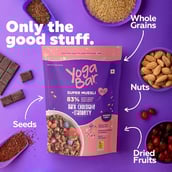 4 - Yogabar Super Muesli, 700 g Dark Chocolate + Cranberry (Pack of 2)