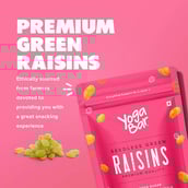 3 - Yogabar Seedless Green Raisins,  200 g  Natural 