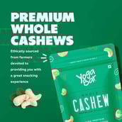 3 - Yogabar Whole Cashew, 500 g Natural