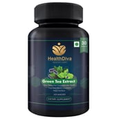 1 - HealthDiva Green Tea Extract,  30 capsules  Unflavoured 