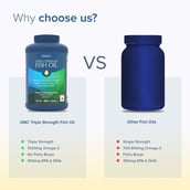 12 - GNC Triple Strength Fish Oil,  240 softgels 