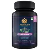 1 - HealthDiva Milk Thistle,  30 capsules 