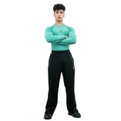 6 - Athflex Men's Muscle Fit Full Sleeve Textured Compression T-Shirt, XXL Bayside Green