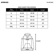 8 - Athflex Men's Activewear Training Sleeveless Gym and Sports Hoodie,  Grey  XXL 