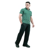 7 - Athflex Men's Regular Fit Half Sleeve Pique Polo T-Shirt,  Small  Persian Green 
