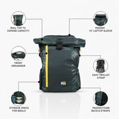 7 - MuscleBlaze Tri-Flex Laptop BackPack,  35 L, Camo 