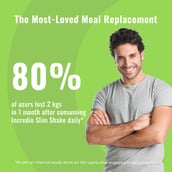 5 - Incredio Slim Shake,  480 g  Kesar Badam 