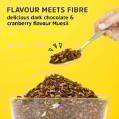 10 - MuscleBlaze High Protein Muesli OP,  4.4 lb  Dark Chocolate & Cranberry 