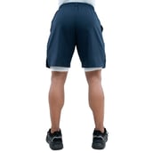 5 - Athflex Men's Nylon-Spandex Workout 2in1 Shorts,  XXL  Blue 