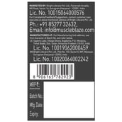 6 - MuscleBlaze Biozyme Performance Whey Protein Powder,  0.4 lb  Rich Chocolate Travel Pack (5x36g) sachets 