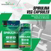 2 - NourishVitals Spirulina,  60 veggie capsule(s) 