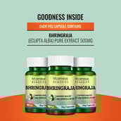 5 - Morpheme Remedies Bhringraja ( 500 mg),  60 veggie capsule(s) 