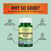3 - Morpheme Remedies Bitter Melon (500 mg),  60 veggie capsule(s) 