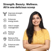 3 - HealthKart HK Vitals Protein for Women,  2.2 lb  Chocolate, 100% VEG