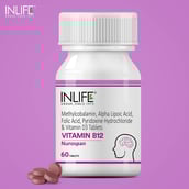 2 - INLIFE Vitamin B12 + ALA,  60 tablet(s)  Unflavoured 