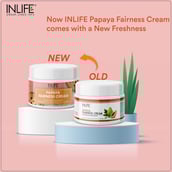3 - INLIFE Papaya Fairness Cream,  100 g  for All Skin Types 