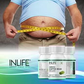 6 - INLIFE Green Coffee Beans (800mg),  60 veggie capsule(s) 