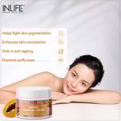 4 - INLIFE Papaya Fairness Cream,  100 g  for All Skin Types 